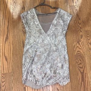 Free People sequined dress size XS